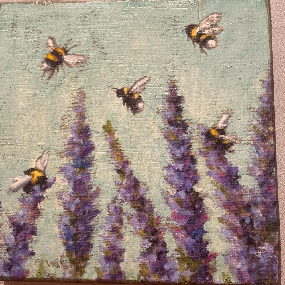 Primitives by Kathy Lavender and Bees Canvas Art